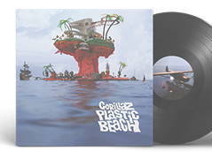 lp do álbum plastic beach